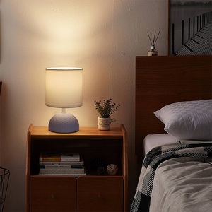 Lámpara de mesa de cerámica e14 (sin fuente de luz) - ideal para decorar y crear ambiente en los espacios. - Product Image 2