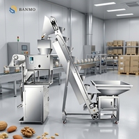Convoyeur à godets automatique pour granulés, graines, noix, céréales, machine d'alimentation mobile en acier inoxydable BANMO