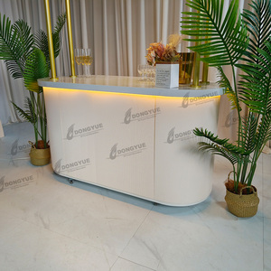 Carrito <span class=keywords><strong>de</strong></span> Dulces Decorativo Personalizado, Carrito <span class=keywords><strong>de</strong></span> Bar Móvil, Carrito <span class=keywords><strong>de</strong></span> Champán Móvil para Eventos, Bodas, Fiestas <span class=keywords><strong>de</strong></span> Cumpleaños con Luces - Product Image 4