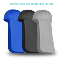 Durag de malla transpirable con logo personalizado para ciclismo al aire libre, protección solar para el cuello, parasol para casco, capucha antitranspirante.