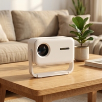 Projecteur LED LCD Portable J350 à Vendre : 350 Lumens ANSI, Décodage 4K, Android 11, 8 Go de ROM, WiFi 6, BT 5.2, Courte Portée, Home Cinéma