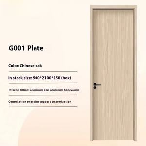 Puerta de Dormitorio de Aleación de Aluminio de Foshan, Protección Ambiental, Resistente a la Humedad, Puerta de Habitación de Panal de Aluminio Extremadamente Estrecha - Product Image 1