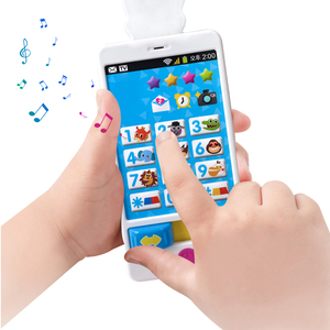 Logo su misura musicale bambino Smart giocattoli del telefono cellulare Mini pulsante finta cellulare per i bambini - Product Image 5