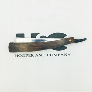 Navaja de Barbero Profesional con Mango de Madera de Nuevo Diseño, Empaque con Logotipo de Salón, Navajas de Acero Inoxidable con Diseño Personalizado - Product Image 2