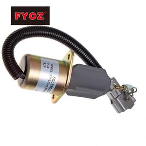 Solénoïde d'arrêt de carburant 12995377811 12V pour <span class=keywords><strong>moteur</strong></span> <span class=keywords><strong>Yanmar</strong></span> 4NTE94, mini-excavatrice, tracteur, pièce de rechange - Product Image 1