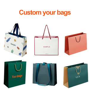 Sacs cadeaux en papier avec poignée découpée, corde en coton torsadée, plat, unique, <span class=keywords><strong>Victoria</strong></span> <span class=keywords><strong>Secret</strong></span>, pour la présentation de produits de luxe - Product Image 5