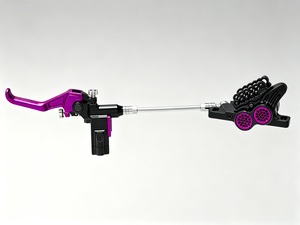 Juego de Frenos de Disco Hidráulicos de Alto Rendimiento Ferei V4 de 4 Pistones, Manillar de 2 Dedos, Calibre de Aluminio Forjado, Disco de 180-220 mm, <span class=keywords><strong>Bicicleta</strong></span> de Montaña - Product Image 3