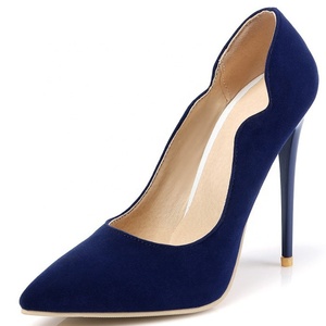 Factory Price 7inches High-Heeled Shoes Pointed Toe for Women Dress Large Size EU47 Stiletto Basic Party Lady Pumps Shoes - Product Image 6
