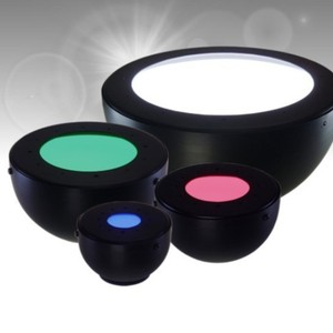 AITEC LCAG40N*2-F41 Éclairage de surface coaxial 9,6W LED pour caméra vidéo, haute luminosité, corps en PC - Product Image 4