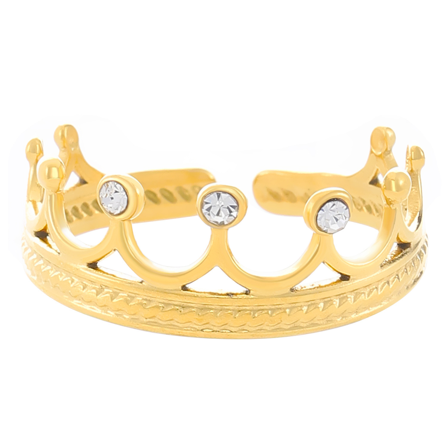 17 18k real gold crown dz-435-04
