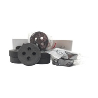 50mm rond noir avec 4 trous Shisha raccord charbon de bois de narguilé naturel