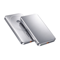 OEM 20W 5000mAh 10000mAh Batterie externe magnétique sans fil à charge rapide 3 en 1, mini-batteries portables personnalisées pour montre connectée/téléphone