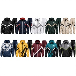 Chándal con Capucha para Hombre, Corte Regular, Transpirable, Ligero, 100% Algodón, Cordón Ajustable, Bolsillos Laterales, Estilo Casual, Ropa de Invierno - Product Image 2