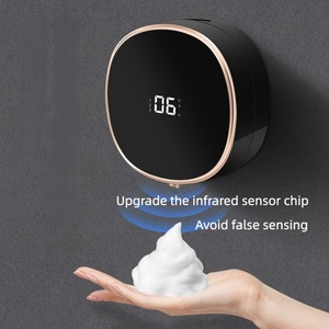 Wall Mounted Automatic Sensor Soap Dispenser Touchless Foaming Liquid Soap <b>Pump</b> for Kitchen Bathroom Shower Shampoo Use - Product Image 4