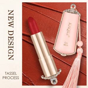 Velvet Fringe Rouge à lèvres de luxe Imperméable à l'eau Rouge à lèvres mat longue durée sans transfert Style chinois - Product Image 3