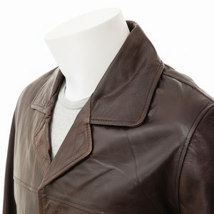 Chaqueta acolchada de cuero hecha a medida para mujer, chaqueta de invierno - Product Image 1