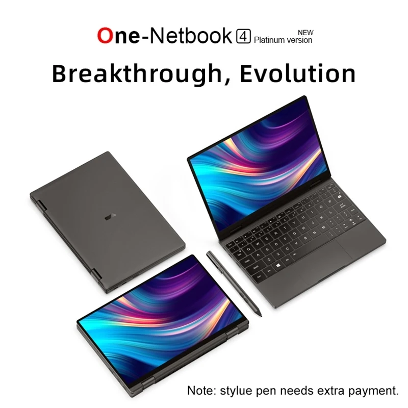 ONE-NETBOOK OneMix 4 Platinum Edition Laptop 2023, Core i7, 10.1