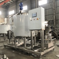 Mélangeur émulsifiant sous vide en acier inoxydable Huashang, homogénéisateur haute vitesse pour la production de crème cosmétique, lotion, savon