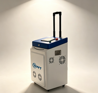 Nettoyeur laser écologique mobile refroidi par air, machine de nettoyage laser pulsé avec double écran tactile, remplace le sablage