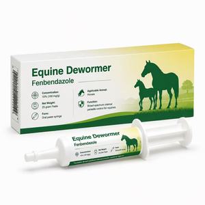 ยาถ่ายพยาธิสำหรับม้า |   เฟนเบนดาโซล 10% ยาทาช่องปากชนิดหลอดฉีดยา 25 กรัม ยาฆ่าปรสิตภายในแบบกว้างสเปกตรัมสำหรับม้า ผลิตที่เจียงซู - Product Image 1
