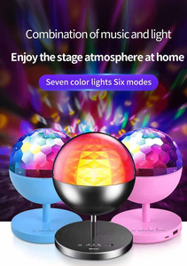 Nouvel arrivage haut-parleur Portable <span class=keywords><strong>2022</strong></span>, lumières clignotantes LED colorées, haut-parleur sans fil avec télécommande - Product Image 2