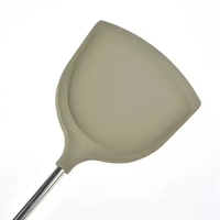 Spatule de cuisine en silicone à long manche, antiadhésive, résistante à la chaleur, compatible lave-vaisselle et alimentaire, ustensile de cuisine