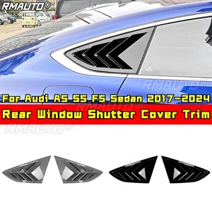 For Audi A5 S5 F5 Sedan 2017-2024 Rear <b>Window</b> Side Vent Shutter Louver <b>Cover</b> Trim Rear Quarter Panel <b>Window</b> Car Accessories - Product Image 1