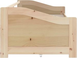 Letto Singolo in Legno Massello di Pino con Cassetto, Nuovo Modello Economico per Camera <span class=keywords><strong>da</strong></span> Letto - Product Image 4