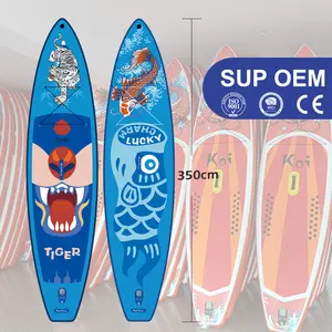 Placa de vela inflável, placa de remo inflável para prática de vela, kitesurfing, ce, surf, kitesurfing, oem