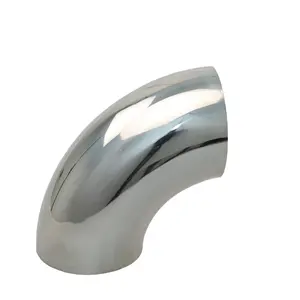 1/2"~ 12" Hygienic DN100 Stainless Steel CF8 304 Sanitary Butt Elbow Welded 90 degree Short Elbow for Pipe Fittings