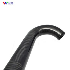 Tubo grande de fibra de carbono personalizado tubo doblado de fibra de carbono forjado tubo de entrada de aire de fibra de carbono - Product Image 3