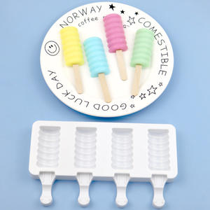 Molde de silicona de grado alimenticio para helados, con forma de hilo, para postres, paletas, cubitos de hielo, helados caseros, pudín y herramientas para pasteles - Product Image 2