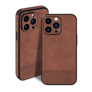 Étui de téléphone portable de luxe pour affaires, housse de téléphone en cuir pour iPhone XR X 11 12 13 14, étuis en cuir pour téléphone portable - Product Image 6