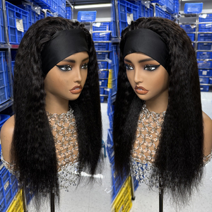 Perruque bandeau sans colle, cheveux vierges HD pré-épilés, prê<span class=keywords><strong>te</strong></span> à porter, lisse, avec cuticules alignées, en cheveux humains vietnamiens - Product Image 5