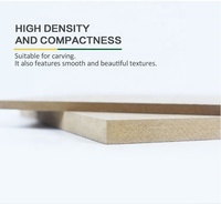 Panneau MDF brut direct usine, panneau de fibres à densité moyenne, feuille MDF unie, qualité mobilier, épaisseur personnalisée, fournisseur OEM