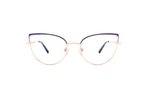 Montature Ottiche in Metallo per Donna Modello <span class=keywords><strong>Habanera</strong></span> Butterfly, Disponibili per Piccoli Ordini all'Ingrosso - Product Image 2