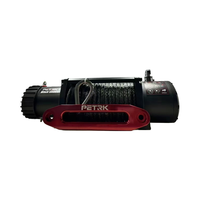 Treuil de récupération électrique 12000 lb, moteur 12V DC 6,6 CV, application 4x4, automobile, bateau, câble PE 10m, télécommande sans fil, garantie 1 an