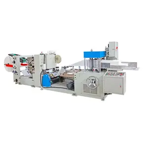 Custom Pattern And Logo Paper Napkin Tissue Maker Converting Machine