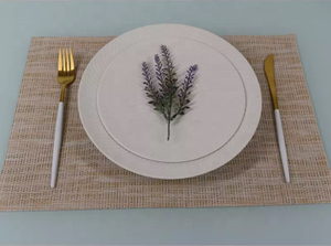 Napperons en <span class=keywords><strong>tissu</strong></span> polyester <span class=keywords><strong>enduit</strong></span> <span class=keywords><strong>de</strong></span> PVC, fabrication exquise, napperons imprimés en Pvc - Product Image 4