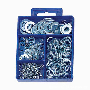 Rondelles plates en acier galvanisé 39x30x37cm, accessoires de quincaillerie industrielle à revêtement de zinc souple - Product Image 3
