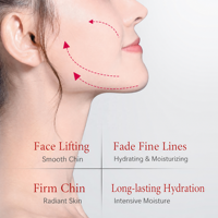 Masque en feuille d'hydrogel V-Line Shaping avec technologie liftante et raffermissante, réducteur de double menton, format voyage