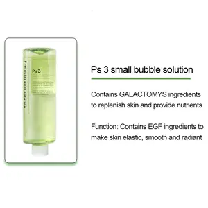 Máquina de cuidados com a pele Hydra coreana, frasco de soro facial, 4 frascos, solução Aqua Peel PS1 PS2 PS3 PSC