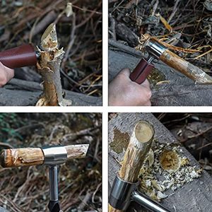 Dụng Cụ Khai Thác Cờ Lê Dụng Cụ Sinh Tồn Cầm Tay <span class=keywords><strong>Scotch</strong></span> Eyed Bushcraft Mũi Khoan Gỗ Cho Ba Lô Và Cắm Trại - Product Image 6