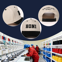 Gorra de Béisbol de Algodón Lavado de Dos Tonos con Bordado 3D de Espuma, Gorra Personalizada con Logotipo de Letras y Bloques de Color