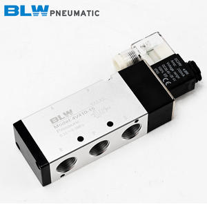 4V410-15 صمام لولبي 5 اتجاهات ثنائي الموضع 4V420 صمام هواء 5 اتجاهات ثلاثي الموضع مع لفائف DC24 AC220 أجزاء هوائية - Product Image 2