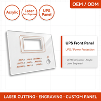 Service de fabrication de panneaux de protection d'écran tactile OEM en acrylique découpé au laser sur mesure