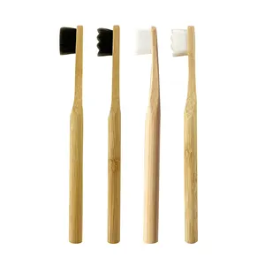 Eco Natural 10000 Bristle Bamboo Toothbrush Ultra Soft Biodegradable Nano Bristle Head Bamboo Tooth Brush With Logo