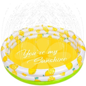 Inflatable Lemon Water Pool 150Cm Outdoor Thickened PVC Swimming Pool For Kids Beach Play - Product Image 5