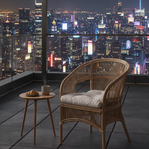 Fabiano <b>Bamboo</b> <b>Chair</b> Stylish Comfortable Modern Design for Apartment Hotel Living Room Bedroom Outdoor Spaces Home Furniture - Product Image 1