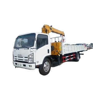 شاحنة بضائع ايسوزو 2 مع 5 طن x4 شاحنة رافعة قابلة للطي مركبة على شاحنة - Product Image 1